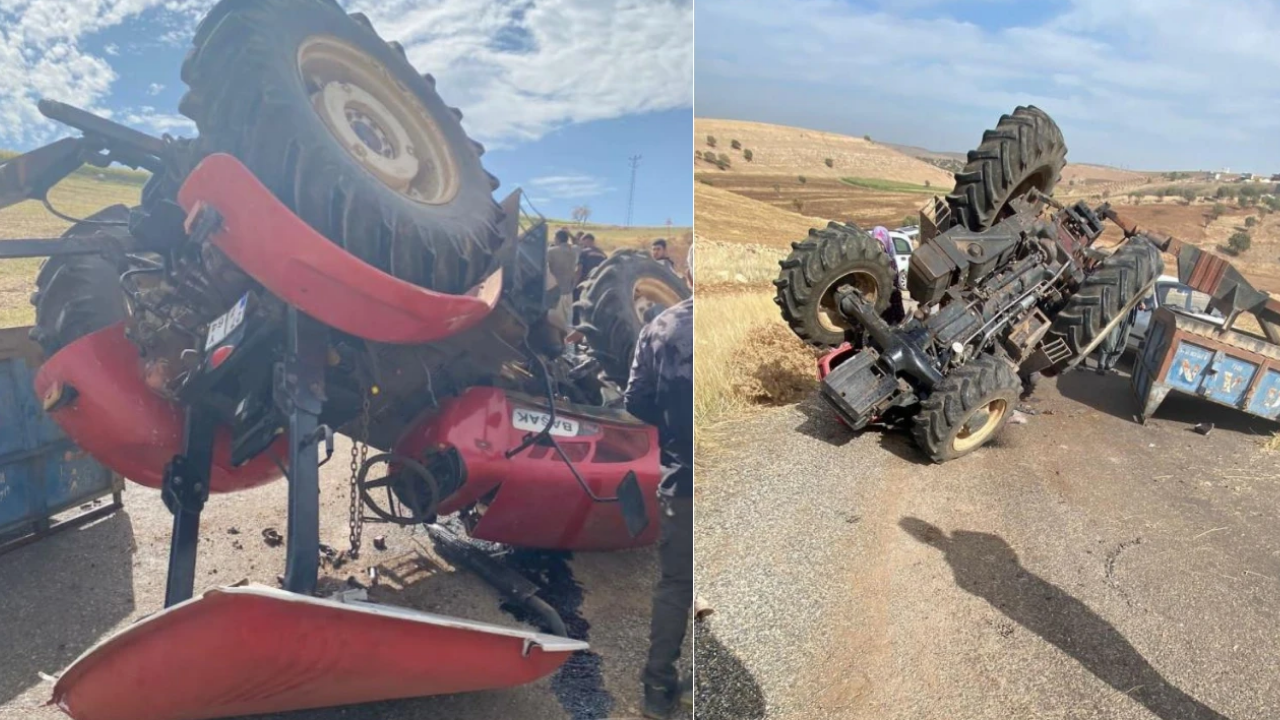 Diyarbakır’da feci traktör kazası! 1’i ağır, 3 yaralı
