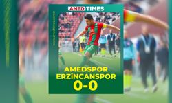 Lider Amedspor-Erzincanspor ilk yarıyı berabere kapattı