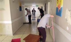 Diyarbakır'daki hastanede temizlik seferberliği başladı!
