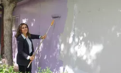 Diyarbakır'da kadın muhtar işe temizlikle başladı!