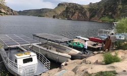 Diyarbakır Eğil'de ekipler tekneleri denetledi