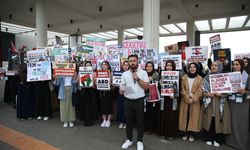 Diyarbakır’da öğrenciler İsrail'i protesto etti