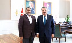 AK Parti Diyarbakır İl Başkanı, Fahrettin Koca ile görüştü