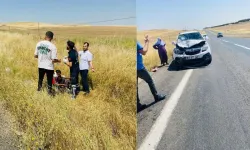 Diyarbakır Silvan’da ilginç kaza: 2 ağır yaralı