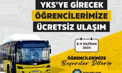 Diyarbakır'da YKS'ye gireceklere ücretsiz toplu taşıma