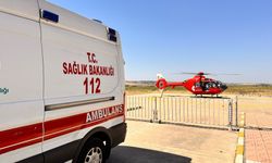 Kalp krizi geçiren 28 yaşındaki hasta, helikopter ile Diyarbakır’a sevk edildi