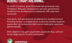 Amedspor engellileri unutmadı:  160 adet bilet ayrılmıştır