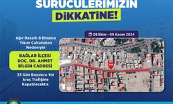 Bağlar’daki Doç. Dr. Ahmet Bilgin Caddesi 33 gün trafiğe kapatılacak