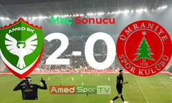 Amedspor, Ümraniyespor’u 2-0 mağlup edip 2024’ü galibiyetle kapattı