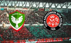 Amedspor ilk yarıda Karagümrük karşısında geride: 1-0