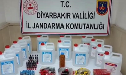 Diyarbakır’da kaçak alkol üretimine darbe: 180 litre etil alkol bulundu