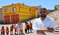 Diyarbakır’da bir Galatasaray sevdalısının renkli evi