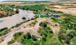Dicle Nehri’nde kaybolan genci arama çalışmaları havadan görüntülendi