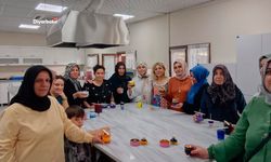 Diyarbakır’da kadınlar mum atölyesinde buluştu