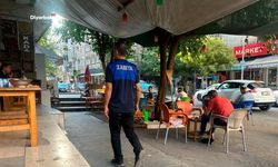 Diyarbakır Yenişehir’de kaldırım işgali denetimi