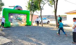 Diyarbakır’da köy çocukları için renkli spor şenliği