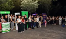 Koşuyolu Parkı’nda kadına yönelik şiddete durdur kampanyası
