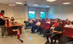 Diyarbakır’da DİSKİ personeline yangın tatbikatı