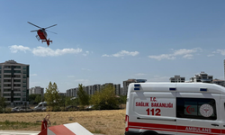 Çermik’te fenalaşan 81 yaşındaki hasta helikopterle Diyarbakır’a nakledildi