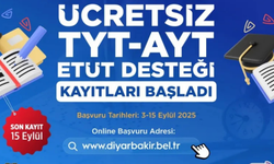 Diyarbakır’da Üniversite sınavına hazırlık artık masrafsız