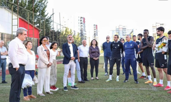 Kayapınar Eşbaşkanları Amedspor’u ziyaret etti