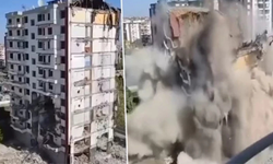 Diyarbakır’da 6 Şubat’tan kalan bina yıkımda çöktü