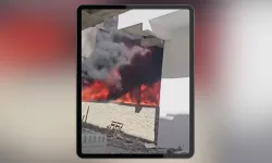 Hani’de bina inşaatında korkutan yangın!