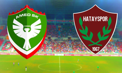 Amedspor – Hatayspor maçı: İlk 11’ler belli oldu