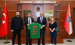 Amedspor’dan Diyarbakır Emniyeti’ne anlamlı ziyaret! Gündem stat güvenliği oldu