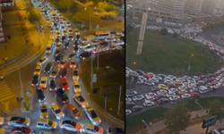 Diyarbakır trafiği kilitlendi: Vatandaşlar isyan ediyor!