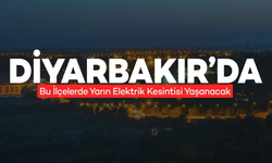 Diyarbakır’da yarın elektrik Kesilecek! Hangi ilçelerde kesinti olacak?