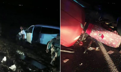 Diyarbakır yolunda feci kaza: Kafa kafaya çarpışma