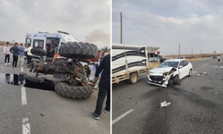 Diyarbakır’da feci kaza: Otomobil traktörle çarpıştı