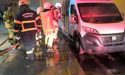 Diyarbakır’da korkutan anlar: Park halindeki araç yandı