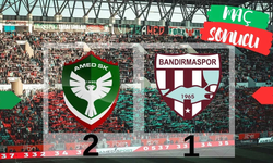 Amedspor 2 - 1  Bandırmaspor 17. Hafta maç özeti