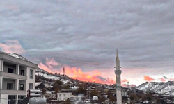 Çermik’te mevsimin ilk karı: Kırsal mahalleler beyaza büründü