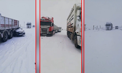 Diyarbakır–Siverek karayolunda kar kabusu: Sürücüler yolda mahsur kaldı