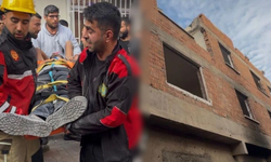 Diyarbakır’da balyozla yıkım yapılan binada duvar işçinin üzerine devrildi