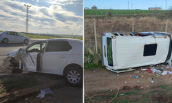 Sur’da feci kaza: Minibüs ile otomobil çarpıştı, 7 kişi yaralandı