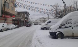 Çermik beyaza büründü: Üst üste uyarılar geldi