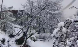 Çüngüş’te yoğun kar etkisi: Elektrik direkleri devrildi