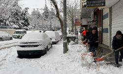 Beyaz örtü Diyarbakır'da hayatı zorlaştırdı