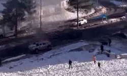 Diyarbakır’da seyir halindeki pikap alev aldı: Facia ucuz atlatıldı