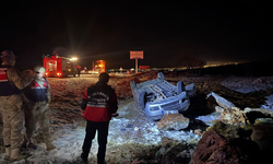 Ergani yolunda feci kaza: Otomobil takla attı, sürücü ağır yaralandı