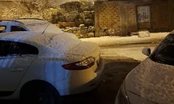 Silvan'a kar yağdı