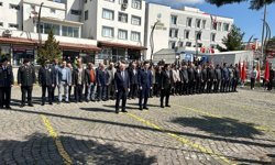 Çermik'te saygı duruşu: Zaferin 111. yılı kutlandı