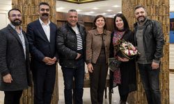 Newroz'da sahne alacak grup Diyarbakır'da: Eşbaşkanlarla buluştular