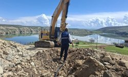 Diyarbakır'ın ilçesine 2 bin 300 metrelik içme suyu hattı