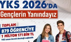 Diyarbakır'da YKS öğrencilerine 1.1 milyon TL destek