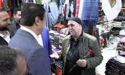 Mahmut Arıkan'ın Diyarbakır ziyaretinde esnaf dert yandı